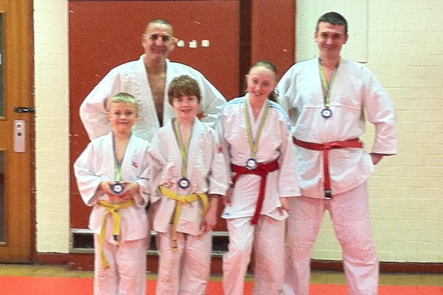 Four members of Knottingley Judo Club won medals in the Yorkshire and Humberside Judo Championships in Bradford. They were Riley Stesel, Henry Stables, Faye Cartwright and Leon Butters and were pictured with coach Peter Simpson.