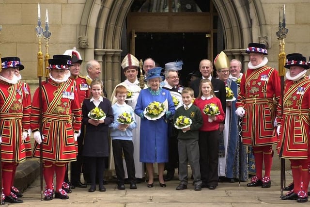The Royal Maundy Service at Wakefield Cathedral.