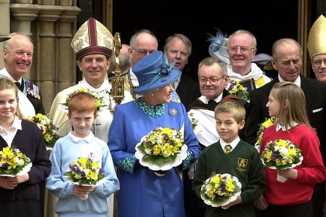 Royal Maundy Service at Wakefield Cathedral.