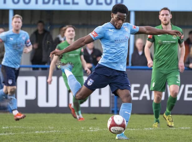 Ify Ofoegbu scored the winner for Ossett United, whose players earned praise from joint manager Mark Ward for their performance against Worksop Town.