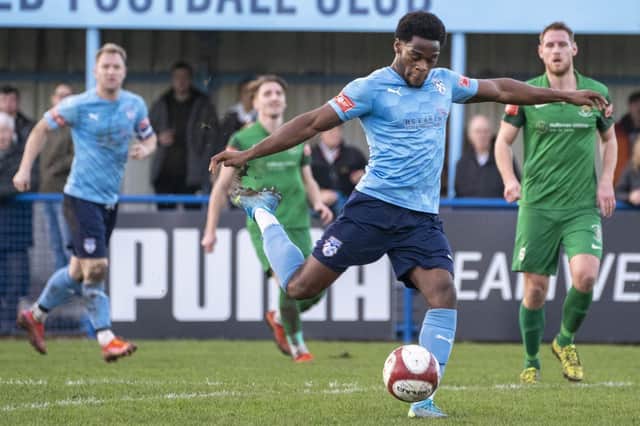 Ify Ofoegbu scored the winner for Ossett United, whose players earned praise from joint manager Mark Ward for their performance against Worksop Town.