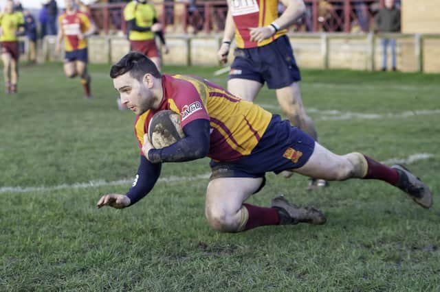 Dom Fawcett scored two tries in Sandal’s 30-12 victory over Wirral.