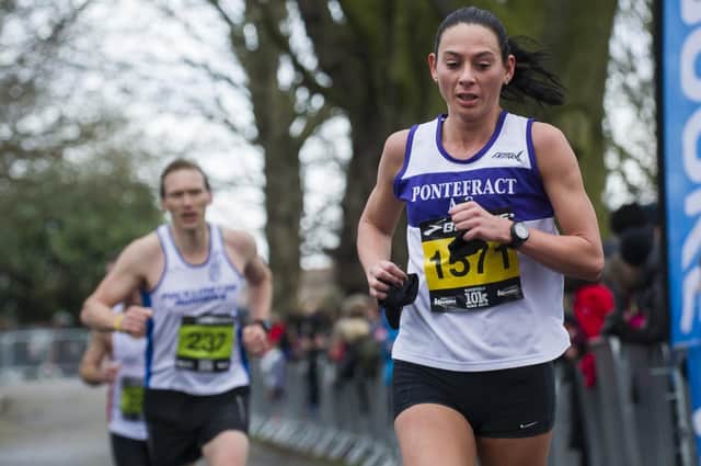Faye Lightowler was back to form to record a good time in the Manchester Marathon.
