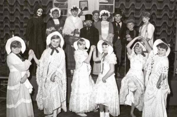 Pupils at Woodlands Middle School, Normanton, in their production of 'A Christmas Carol'