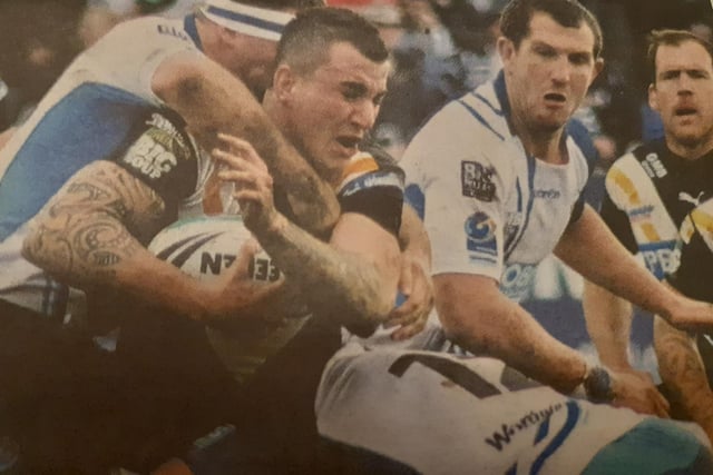 It was tough going for Castleford Tigers in their cup tie with Featherstone Rovers with coach Ian Millward saying his side showed a "lack of respect" for the opposition.