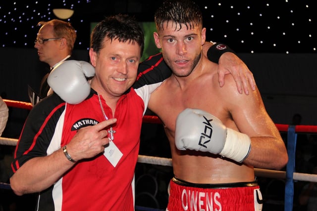 Castleford cruiserweight boxer Nathan Owens appeared in the paper after defeating heavyweight Hastings Rasani in his latest contest.