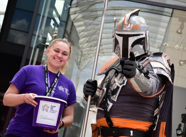 The event was raising money for the Forget-Me-Not children's hospice.