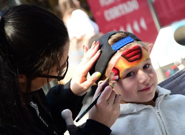 And, of course, there was face painting.