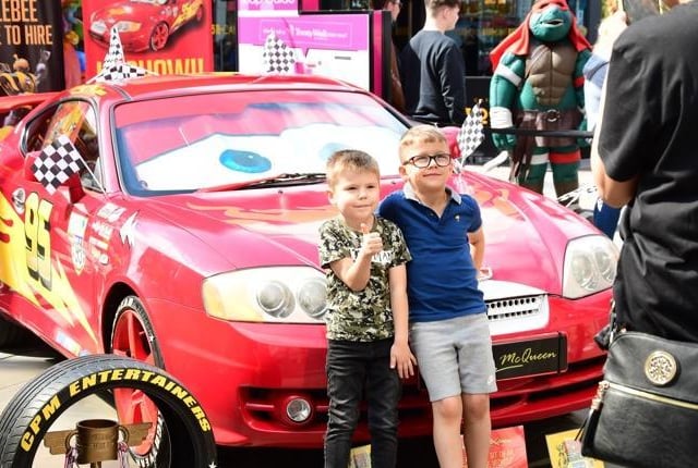 Lightening McQueen was a hit.