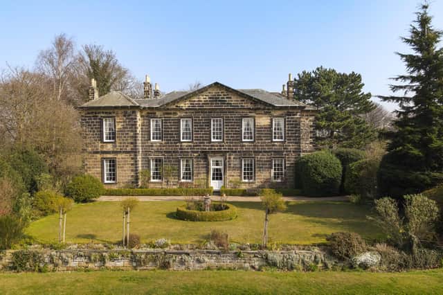 This handsome property with stunning grounds is on the market for £1,250,000.