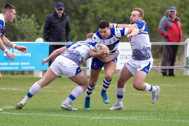 Action from Siddal's home clash with rivals Lock Lane.