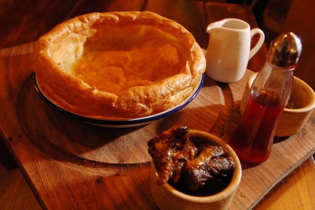 The county’s most well-known delicacy, by far, is the Yorkshire pudding. This is not all there is to Yorkshire food though. Wensleydale cheese originates from here, The Rhubarb Triangle is situated in West Yorkshire, The Magpie Café in Whitby offers award-winning fish ‘n’ chips while Harbour Bar in Scarborough serves award-winning ice cream loved by residents, visitors and celebrities.