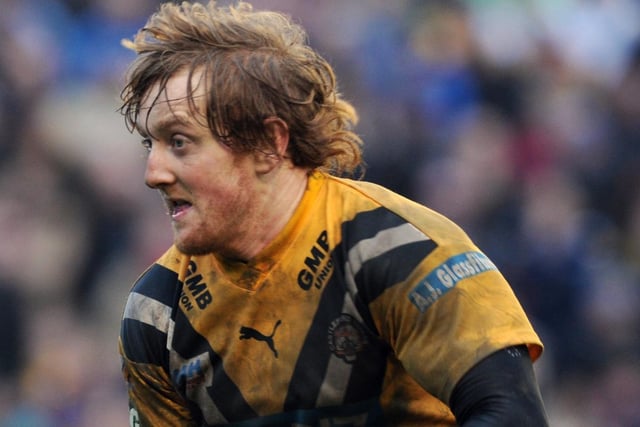 There was more disappointment for Castleford Tigers a decade ago when they suffered a hangover from their Challenge Cup defeat to Featherstone Rovers and were heavily beaten, 54-6, at Warrington Wolves. Lee Mitchell (pictured) scored their only try.