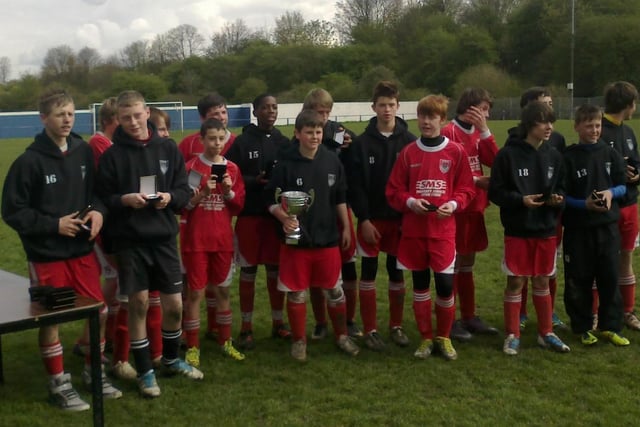 Pontefract Sports & Social U14s were delighted to win the Selby League Cup when they defeated Moorends Hornets 2-0 in a final played at Pontefract Collieries' ground.