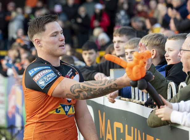 Tyla Hepi has made the short distance move from Castleford Tigers to Featherstone Rovers. Picture: Allan McKenzie/SWpix.com