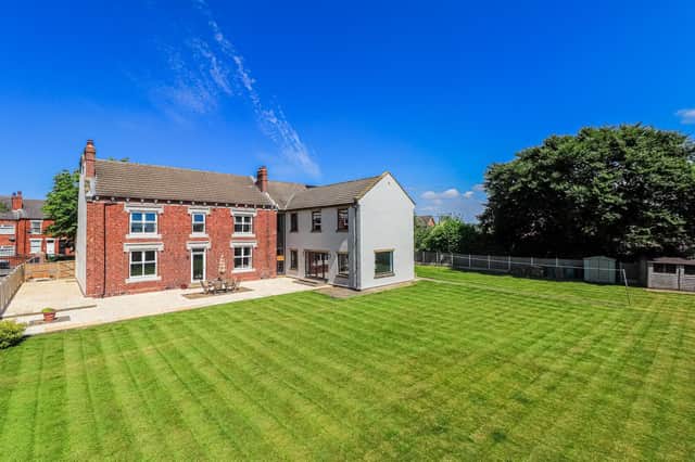 The very impressive Brigshaw House, with south-facing garden, is for sale priced £850,000.
