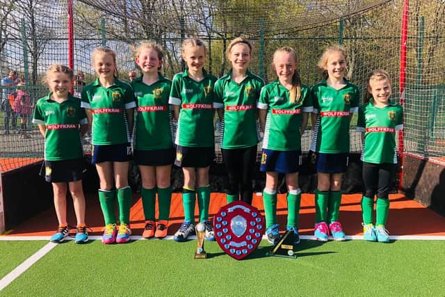 Slazenger U10s have added league success to their cup win in 2022. Pictured are: Rosie M, Lauren W, Beth B, Lorna G, Amelie S, Amelia S, Sophie H, Edie S.