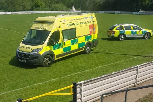 An Ambulance had to be called to Nostell MW ground after the Landlords Trophy final between Shepherds Arms and Nostell MW (Sunday) had to be abandoned due to a serious injury to a player.