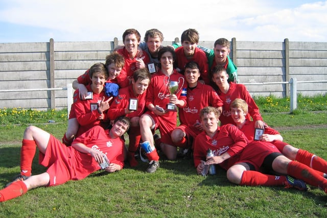 Kellingley Welfare U17s were celebrating after winning the Charles Rice League Invitation Cup.