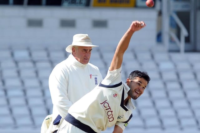Yorkshire Academy bowler Azeem Rafiq took five wickets to spin Castleford to defeat in their first Yorkshire ECB Premier League game of the season a decade ago.