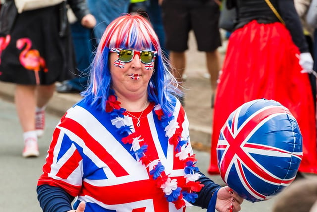 Amanda Vickers who won the Adults Fancy Dress class with ‘Best of British’