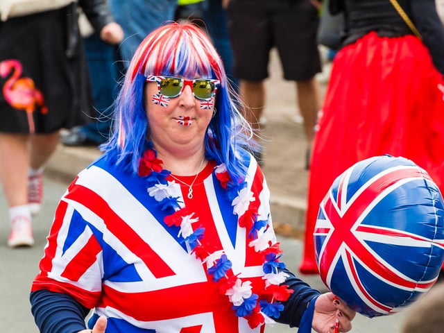 Amanda Vickers who won the Adults Fancy Dress class with ‘Best of British’