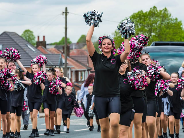 Miss Unique Majorettes entertain the crowds