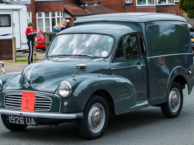The 1959 Morris 1000 which took top prize in the Classic Car category