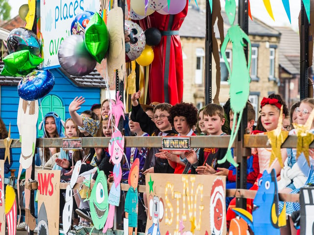 Crigglestone Community Theatre Company's float.