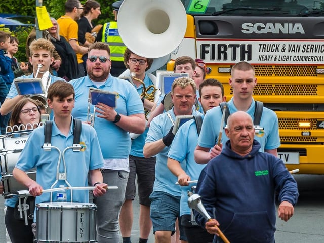 The Queensbury Scouts band