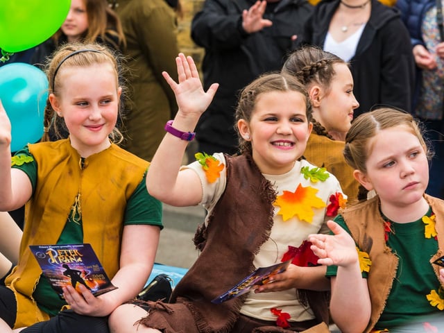Priory Players, Ossett advertising their forthcoming production of Peter Pan