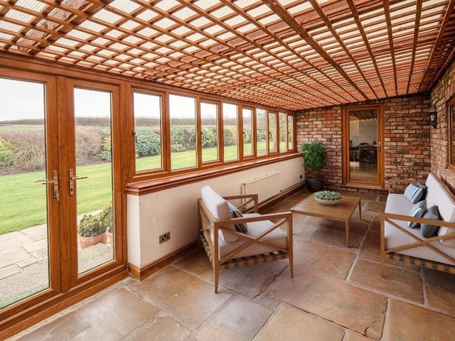 The orangery has adaptable space and again, is perfect for entertaining family and friends.