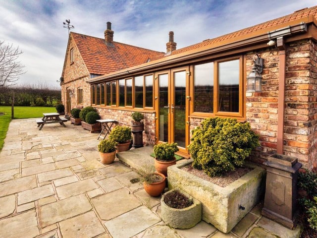 This is an ideal place to sit out or dine out in the warmer months, or to spend time with guests.