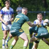 Action from Lock Lane's narrow defeat to Hunslet Club Parkside. Picture Scott Merrylees
