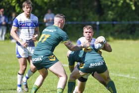 Action from Lock Lane's narrow defeat to Hunslet Club Parkside. Picture Scott Merrylees