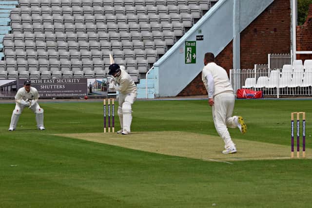 Action from the middle at Scarborough where Castleford suffered a nine-wicket defeat. Picture: Simon Dobson