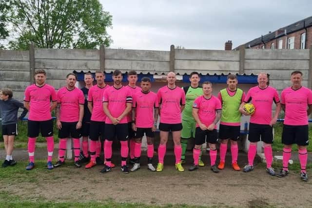 More than £400 was raised at a match earlier this month by The Kews Charity FC.