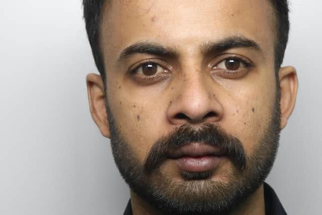 Babar Asfaq, 32, has been jailed for 20 months (Photo: WYP)