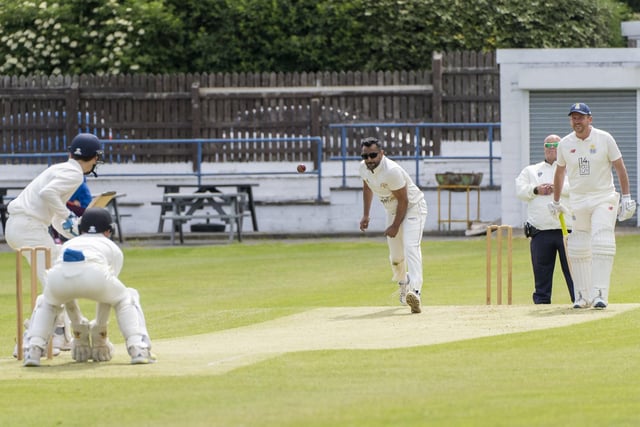 Kashif Najam delivers for Wakefield St Michael's.