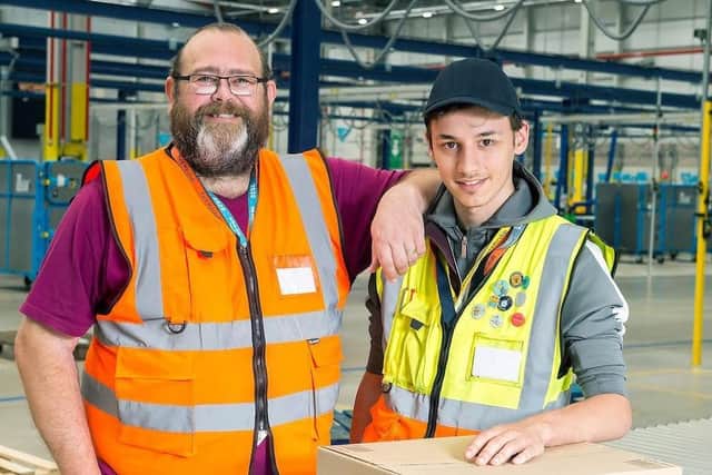 Paul works alongside his son Jamie, who also works in the Knottingley transportation operations management team, having both joined Amazon around the same time and have worked together ever since.