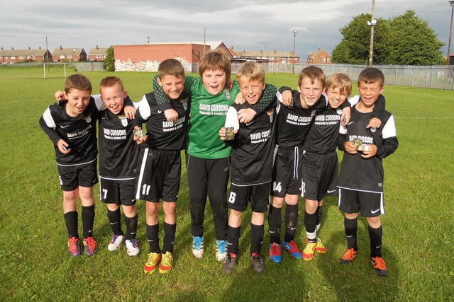 The Ferry Park Juniors U10s team that won a thrilling final against Wakefield Jets in extra-time when they took part in the annual Fryston Spartans junior football tournament.