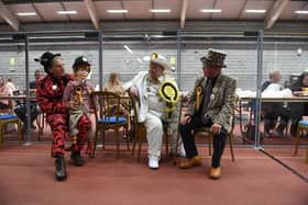 The Monster Raving Loony Party at the by-election count.
