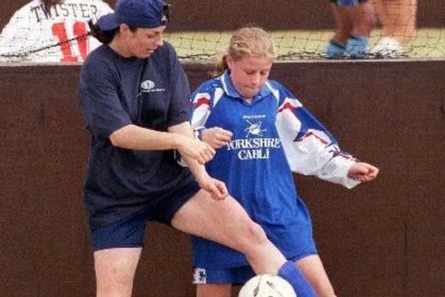 Centenary Cup 1998, North of England Women's five-a-side, South Leeds Stadium, Wakefield Panthers FC v. Silsden.