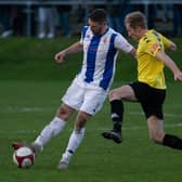 Gavin Allott played for Liversedge FC against Pontefract Collieries last season, but has now joined the Beechnut Lane side for the 2022-23 season.
