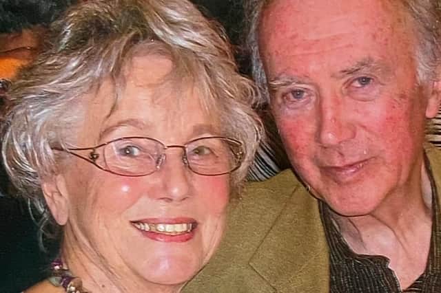 Brenda Platt, with her husband of 58 years, Brian Platt.