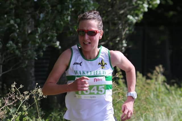 Julie ran for Great Britain at the World Championships in 2019. Picture: Anne Akers.