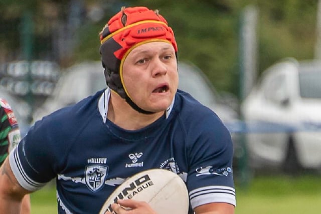 Harley Axe, scorer of Featherstone Lions' first try. Picture: Jonathan Buck