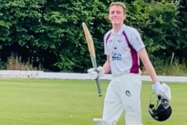 Ben Brown hit a century in vain for Calder Grove in their latest Pontefract Cricket League match.