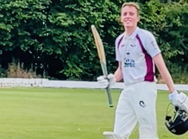 Ben Brown hit a century in vain for Calder Grove in their latest Pontefract Cricket League match.