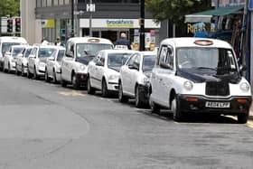 Cabbies are set to protest outside the town hall next week over the "unfair" suitability" policy.
